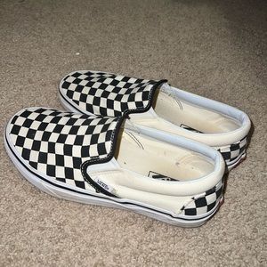 Checkered Slip-On Vans